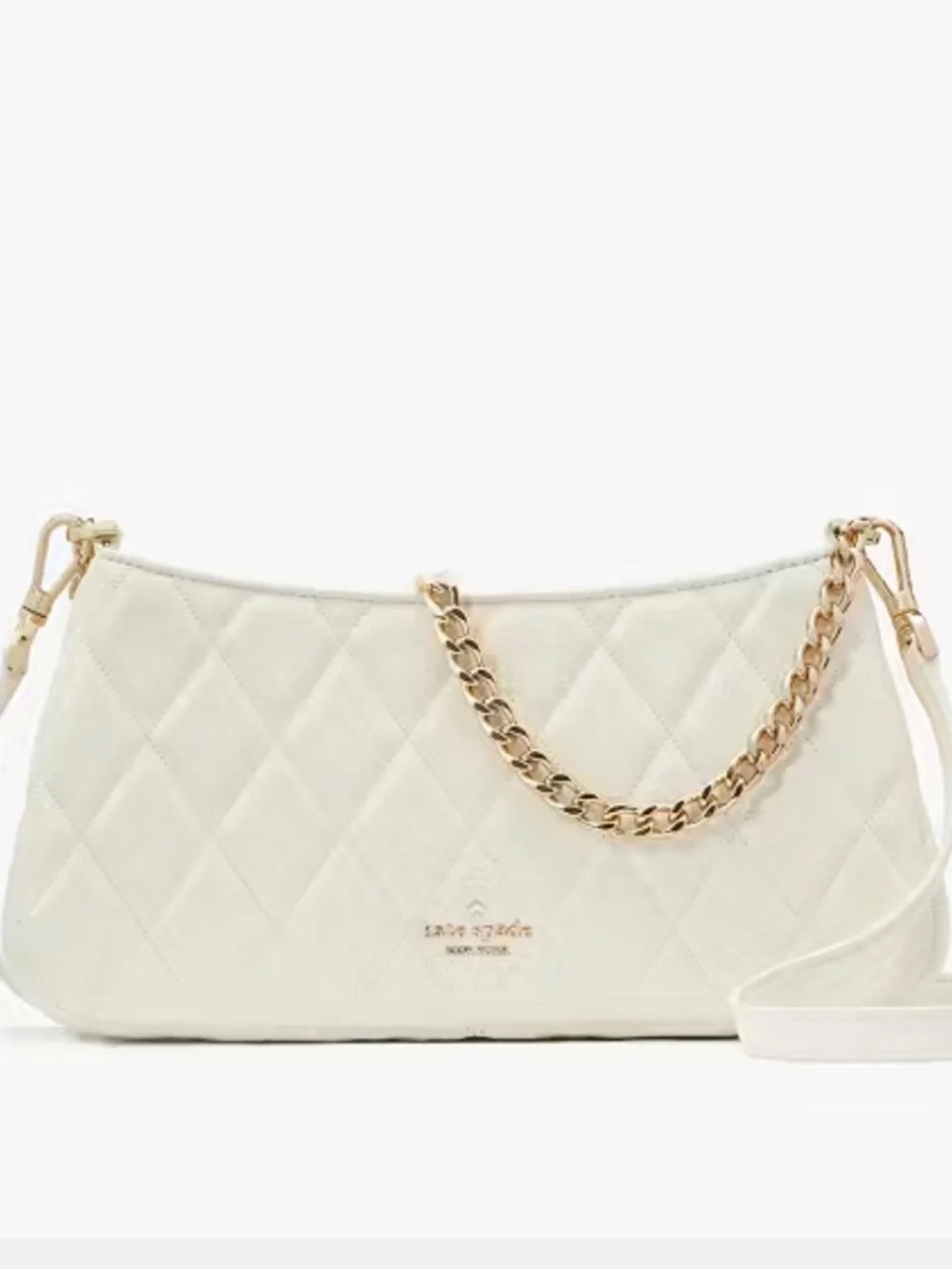 Kate Spade Carey Small Convertible Crossbody in Meringue